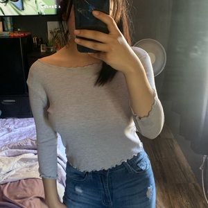 Grey Brandy Melville Shirt